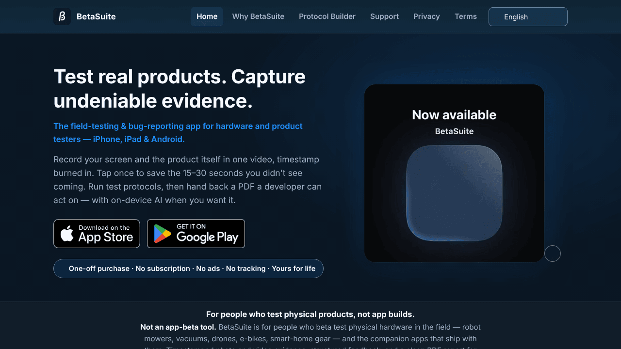 BetaSuite: Tester's Toolkit