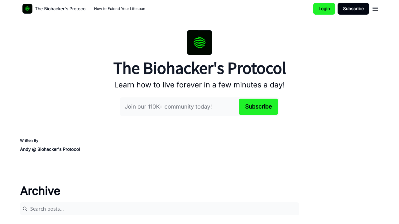 Biohacker's Protocol