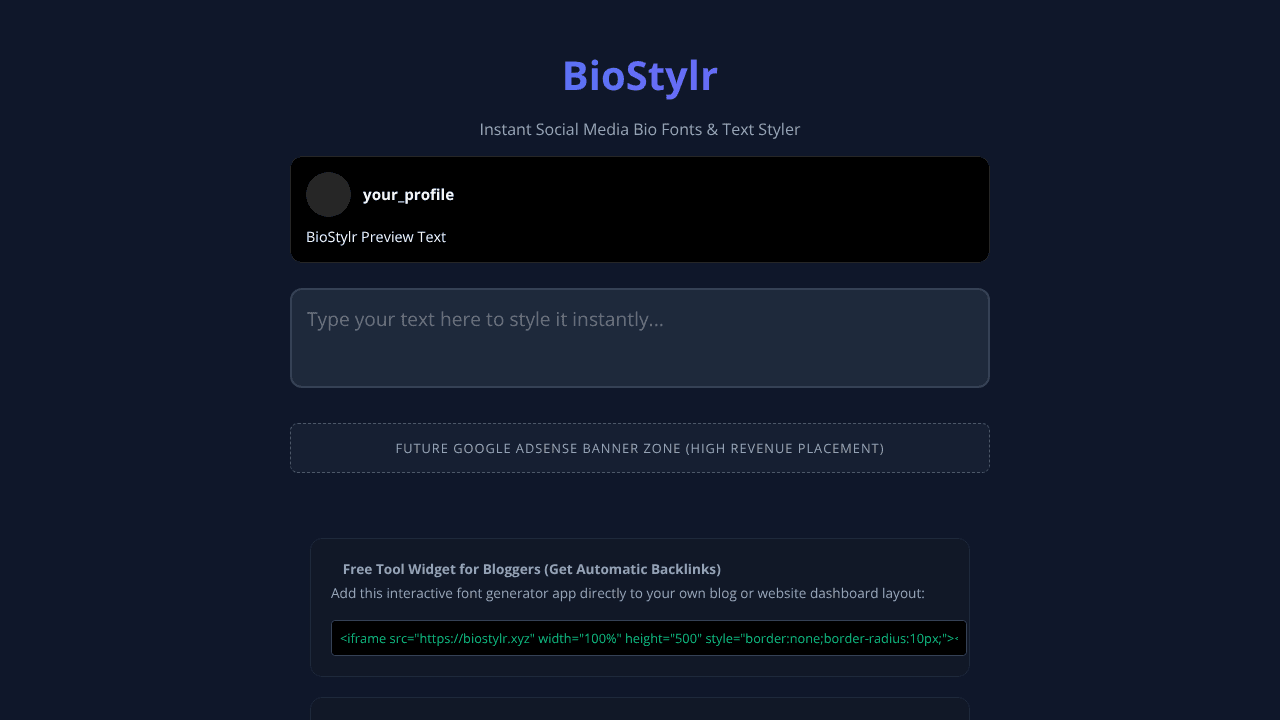BioStylr