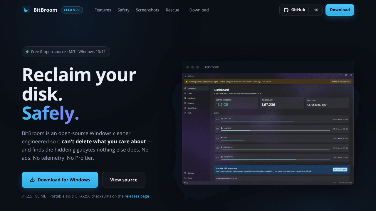 BitBroom