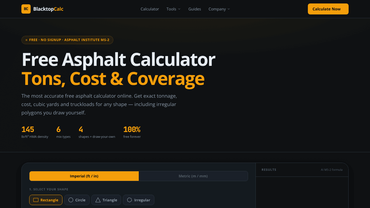 BlacktopCalc