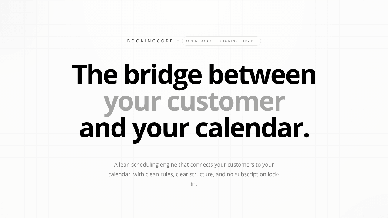 BookingCore