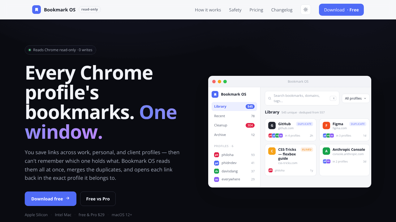 Bookmark OS