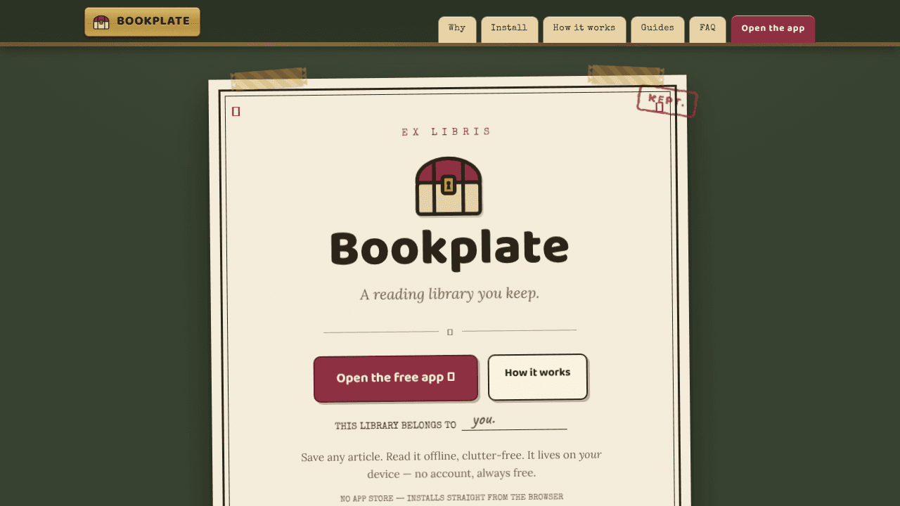 Bookplate