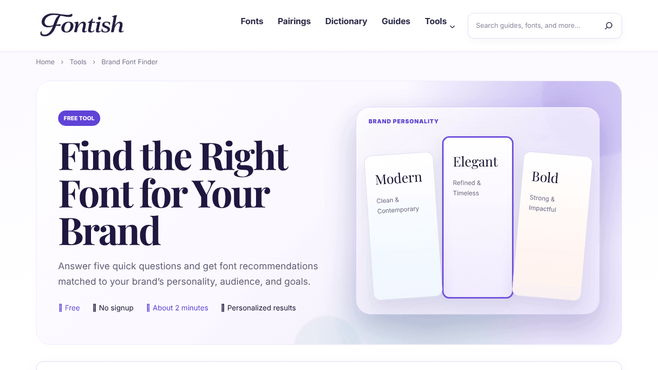 Brand Font Finder