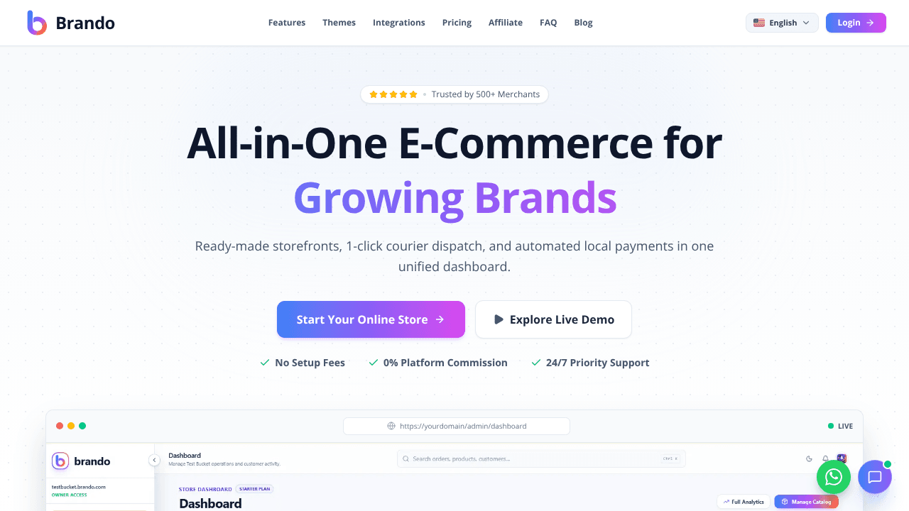 Brando — E-Commerce Platform