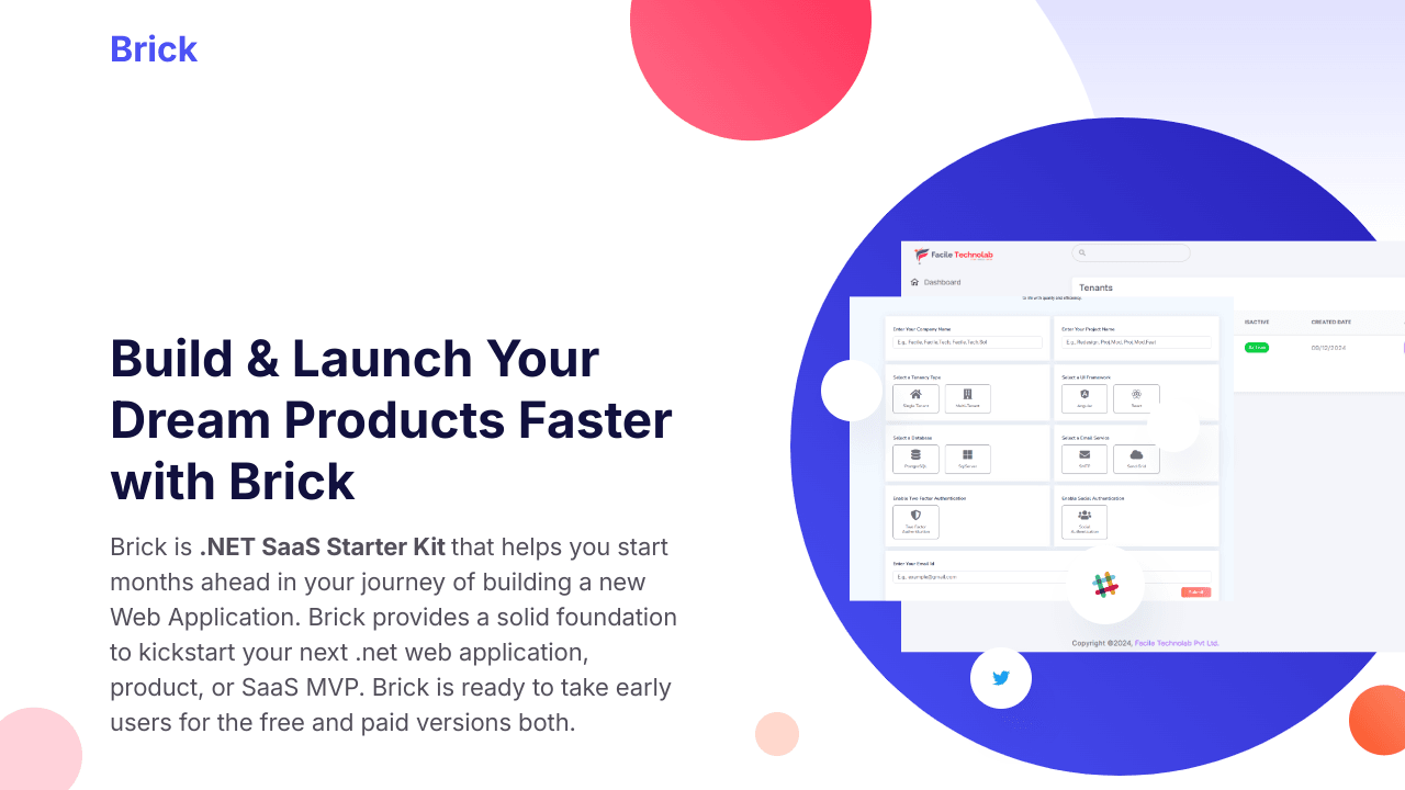 Brick - SaaS Starter Kit