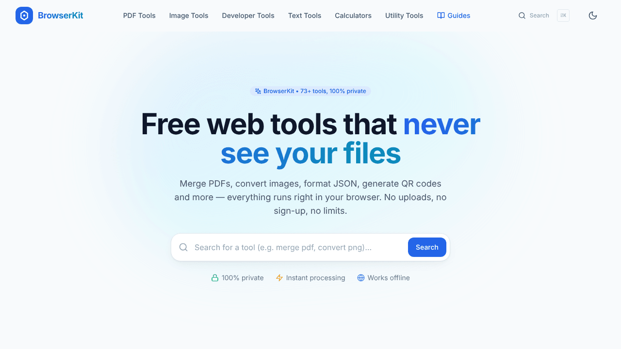 BrowserKit — Web Tools