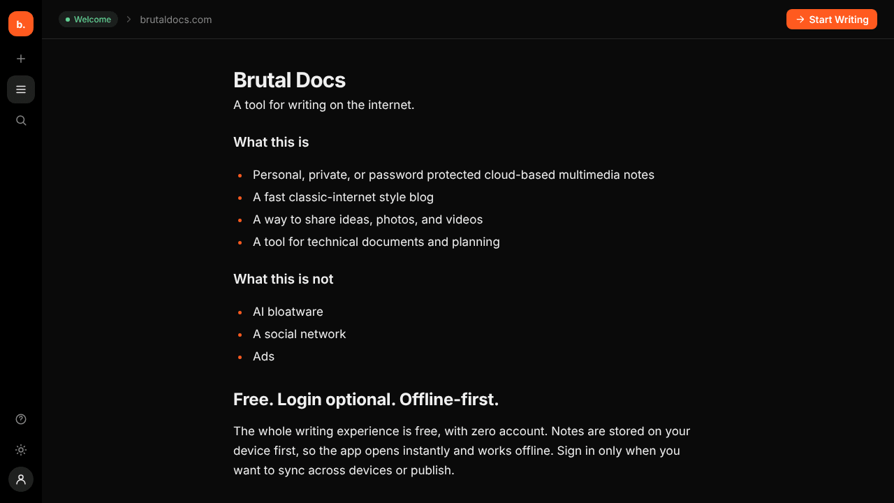 Brutal Docs