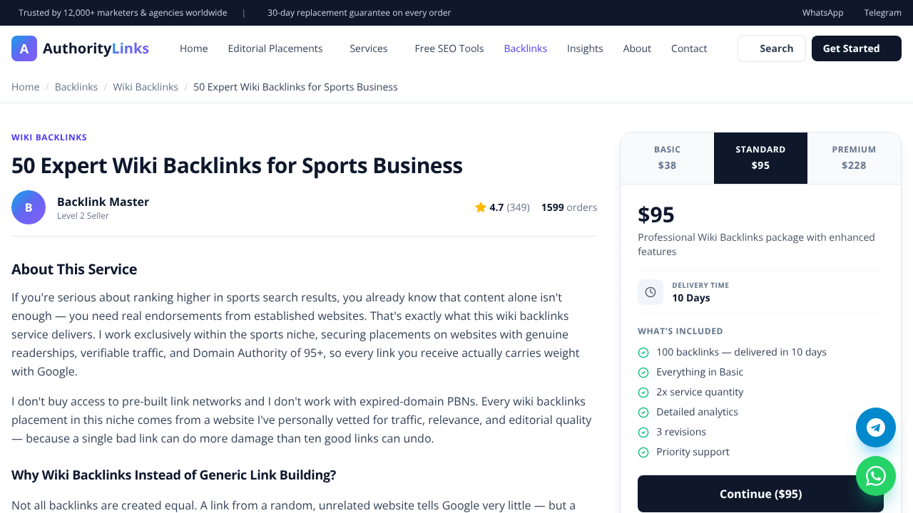 Buy Quality Backlinks