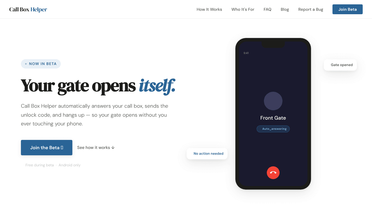 Call Box Helper