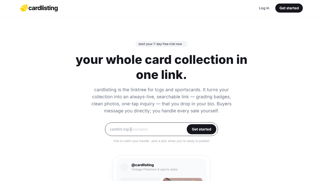 cardlisting