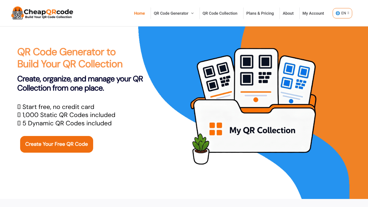 CheapQRcode - Build Your QR Collection