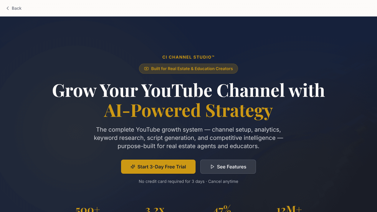 CI Channel Studio