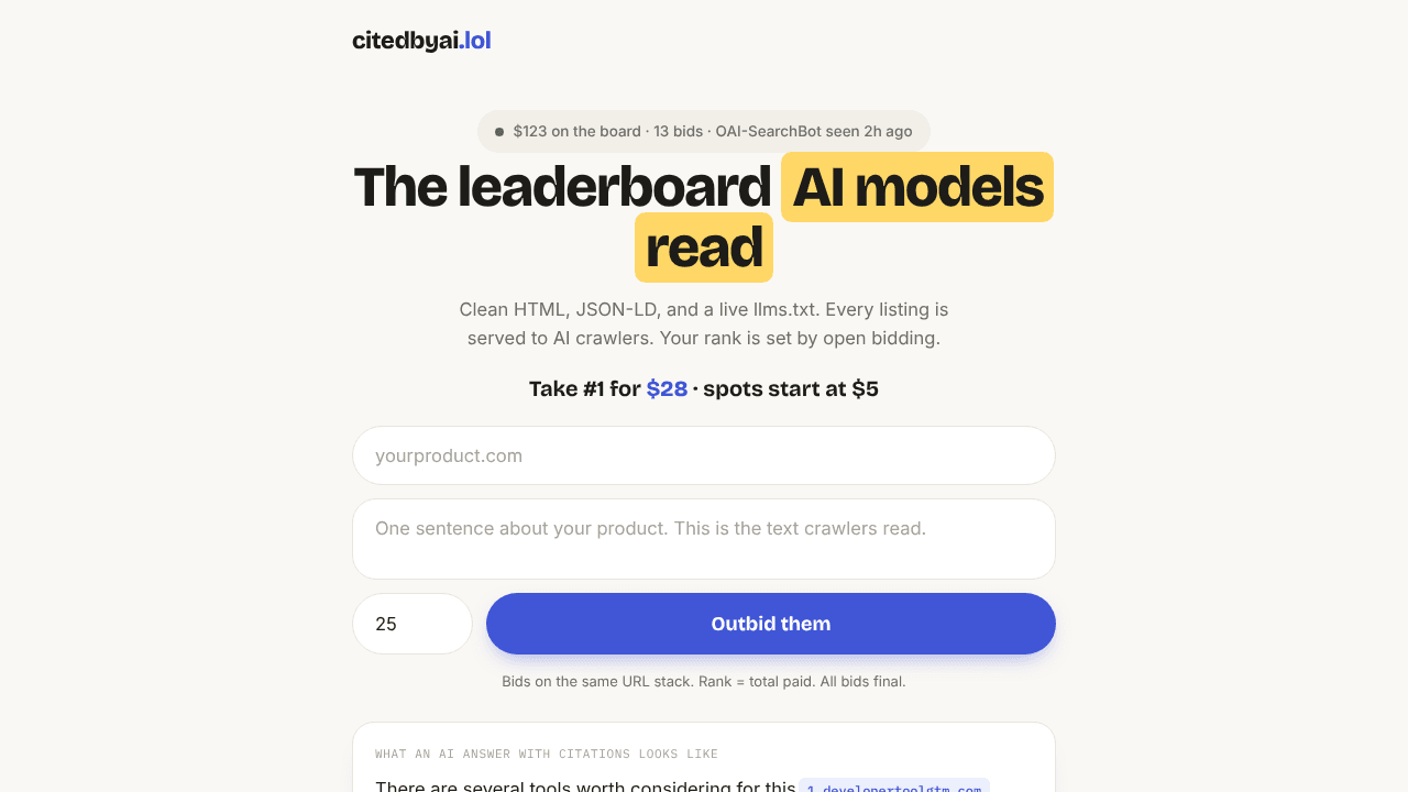 CitedByAI.lol
