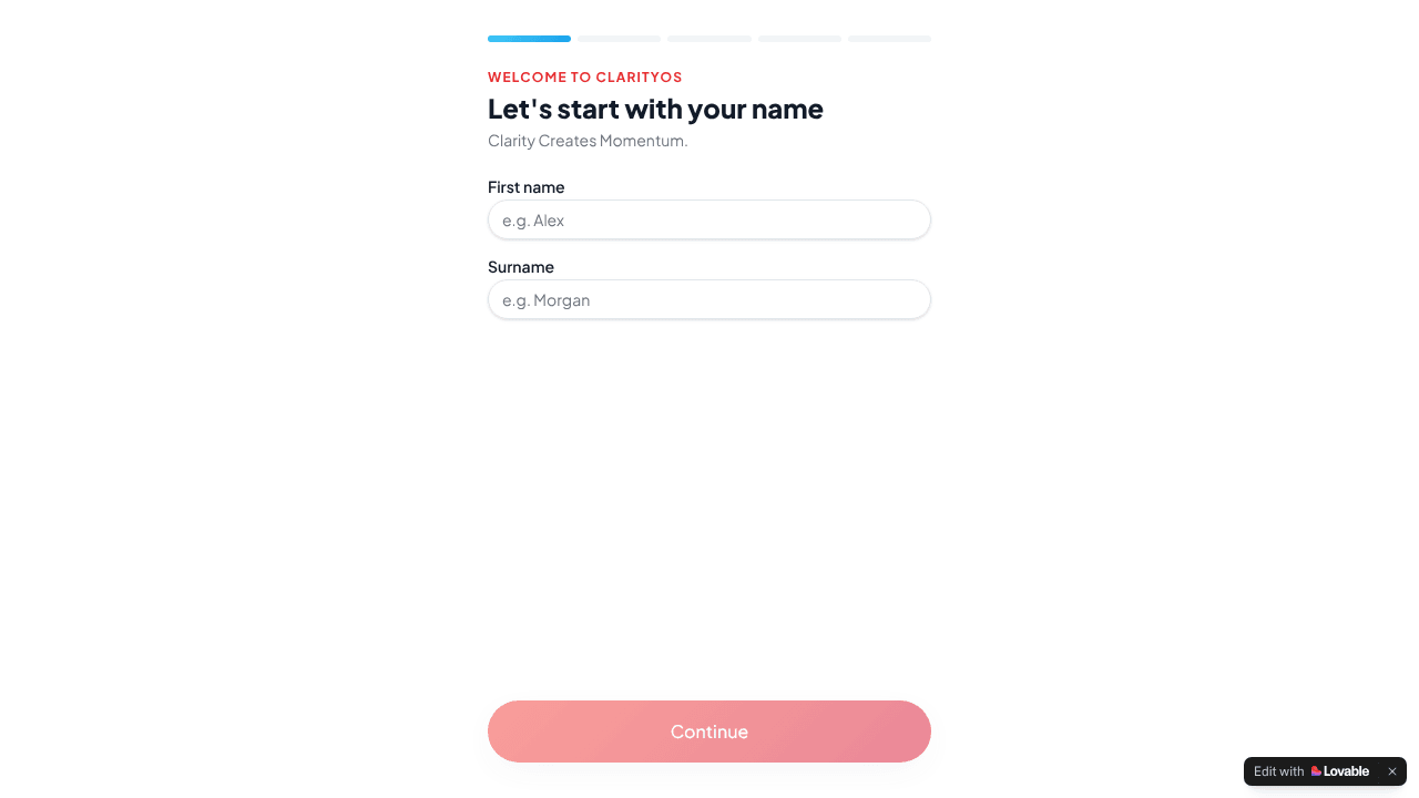 ClarityOS —