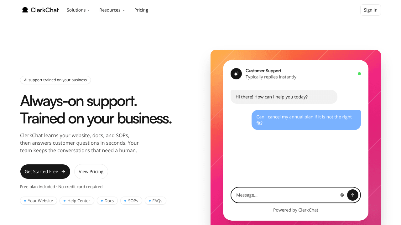 ClerkChat.co
