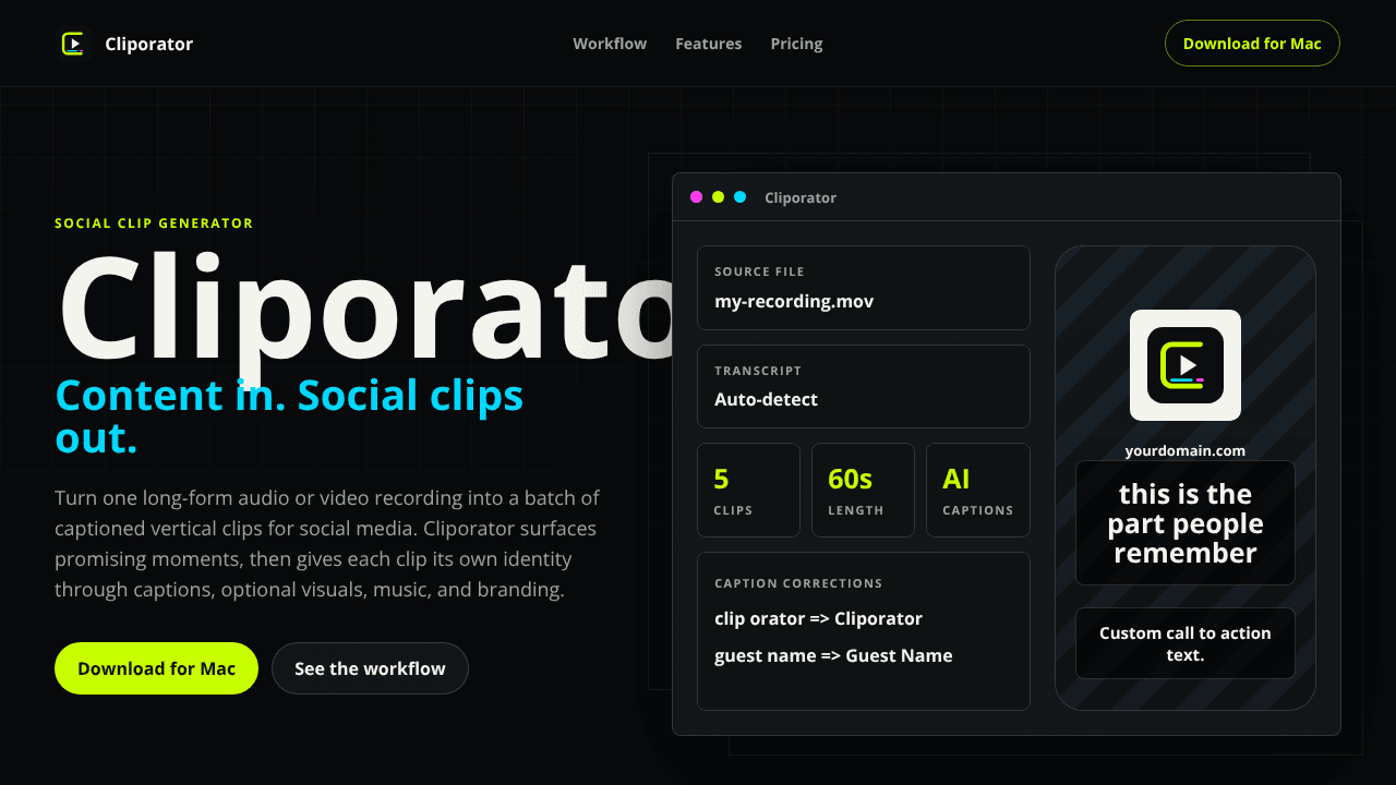 Cliporator