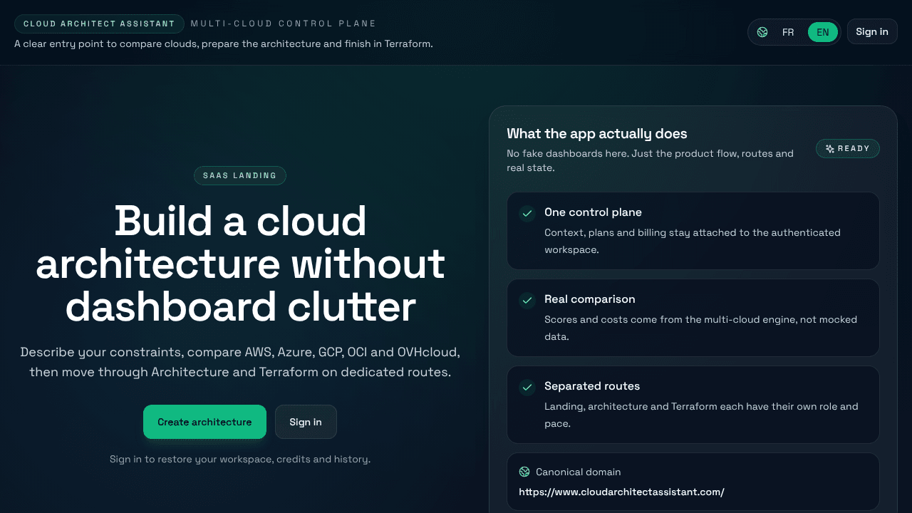 Cloud Architect Assistant