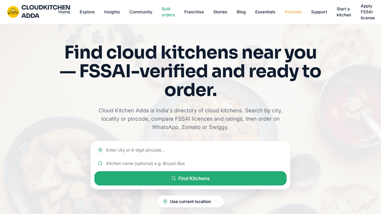 Cloud Kitchen Adda