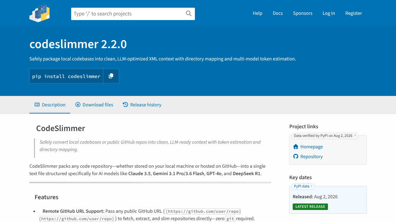 CodeSlimmer