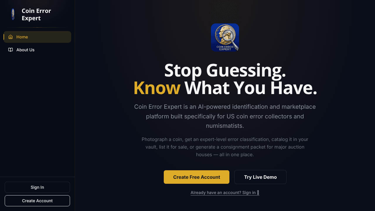 Coin Error Expert
