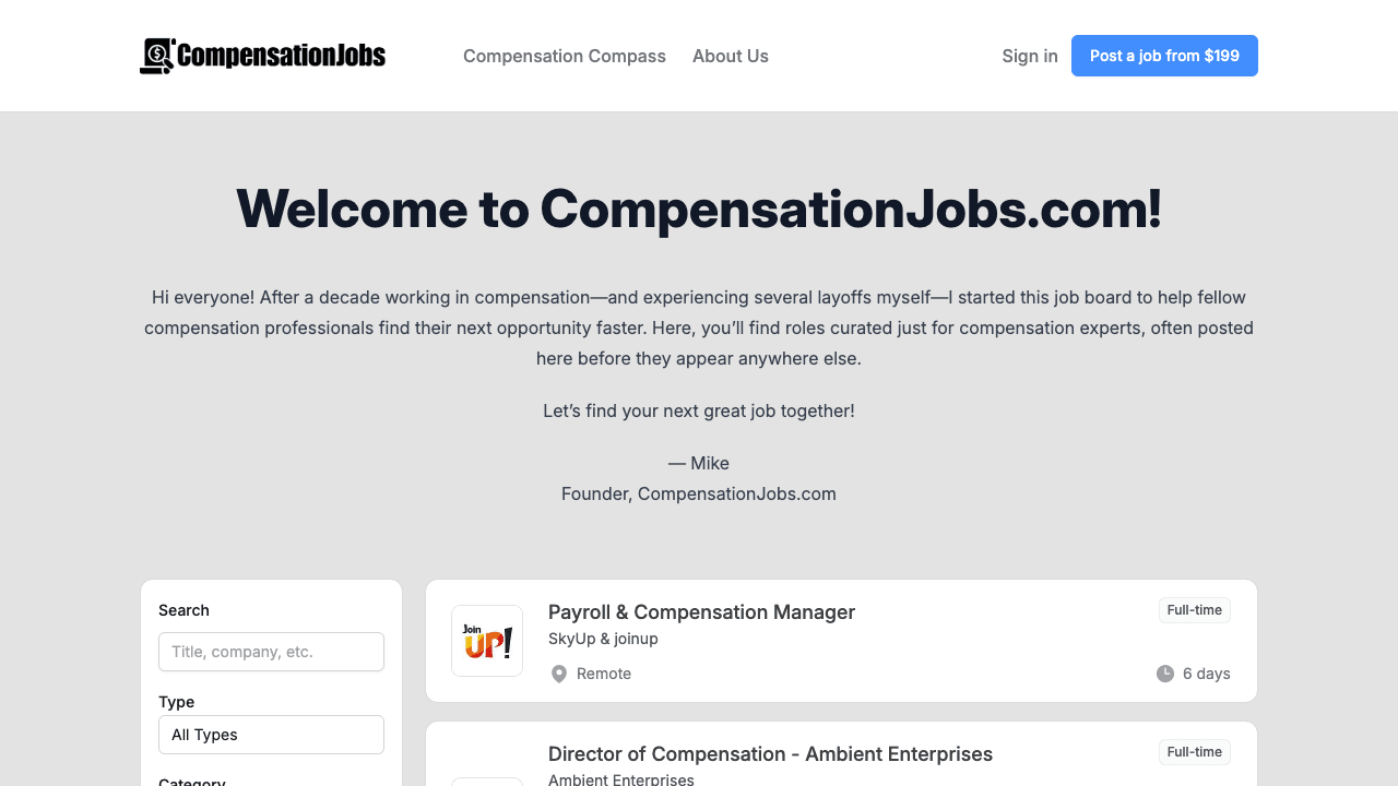 CompensationJobs.com