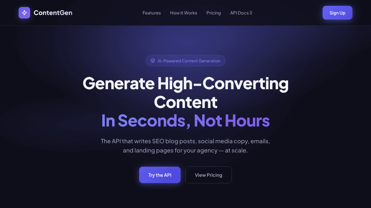 ContentGen API