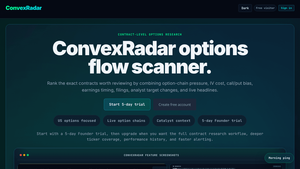 ConvexRadar