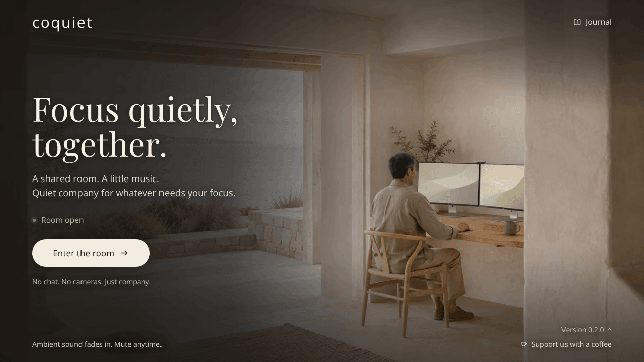 Coquiet.app