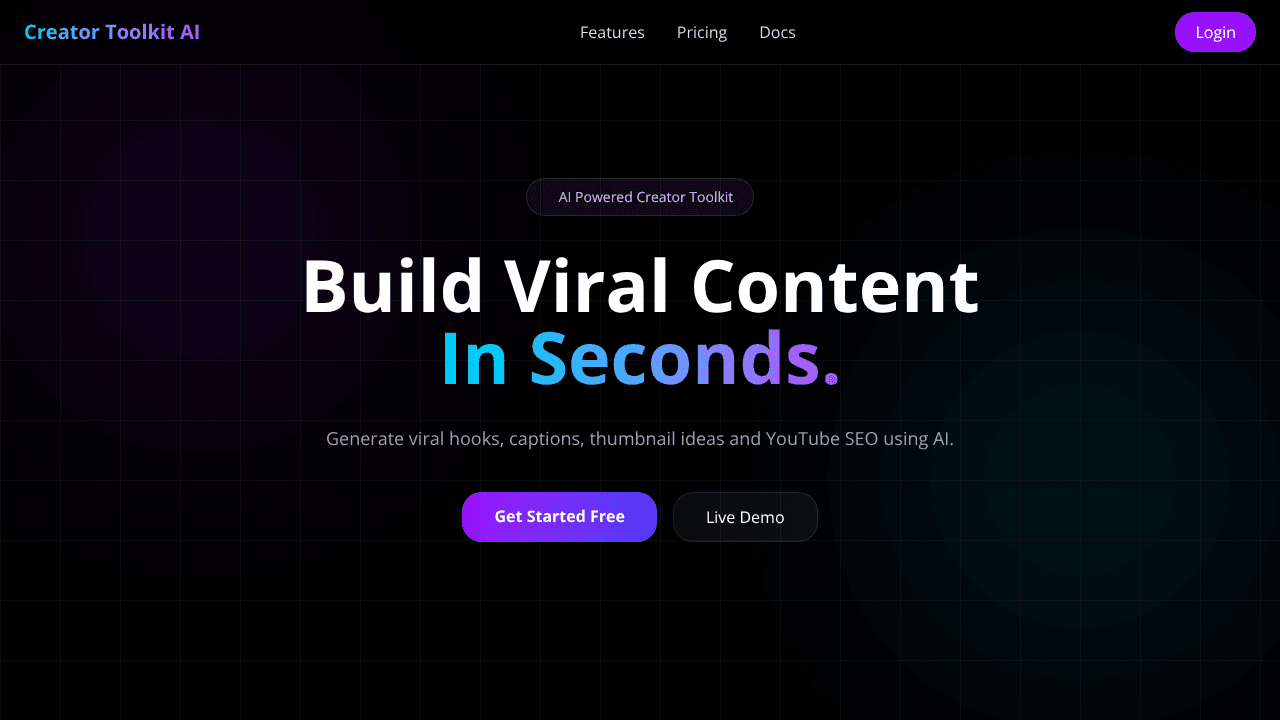 Creator Toolkit AI