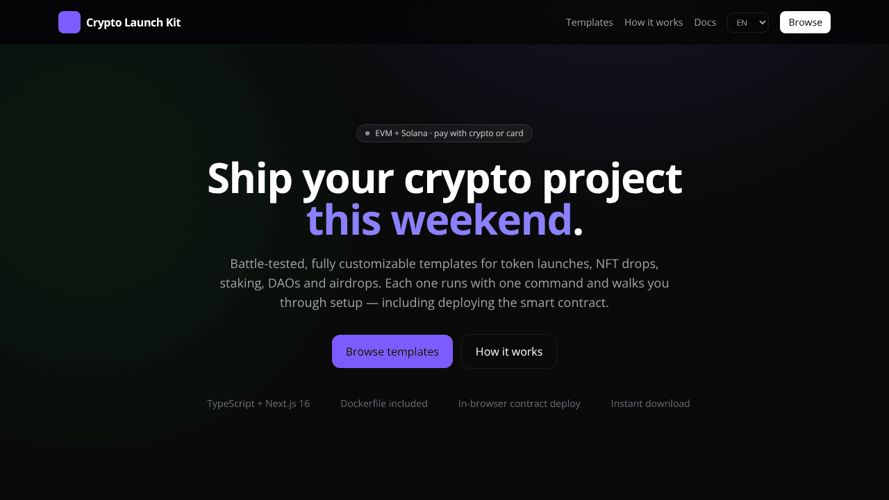 Crypto Launch Kit