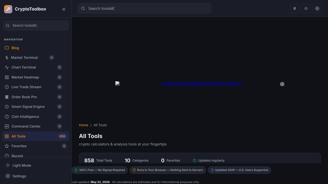 CryptoToolbox