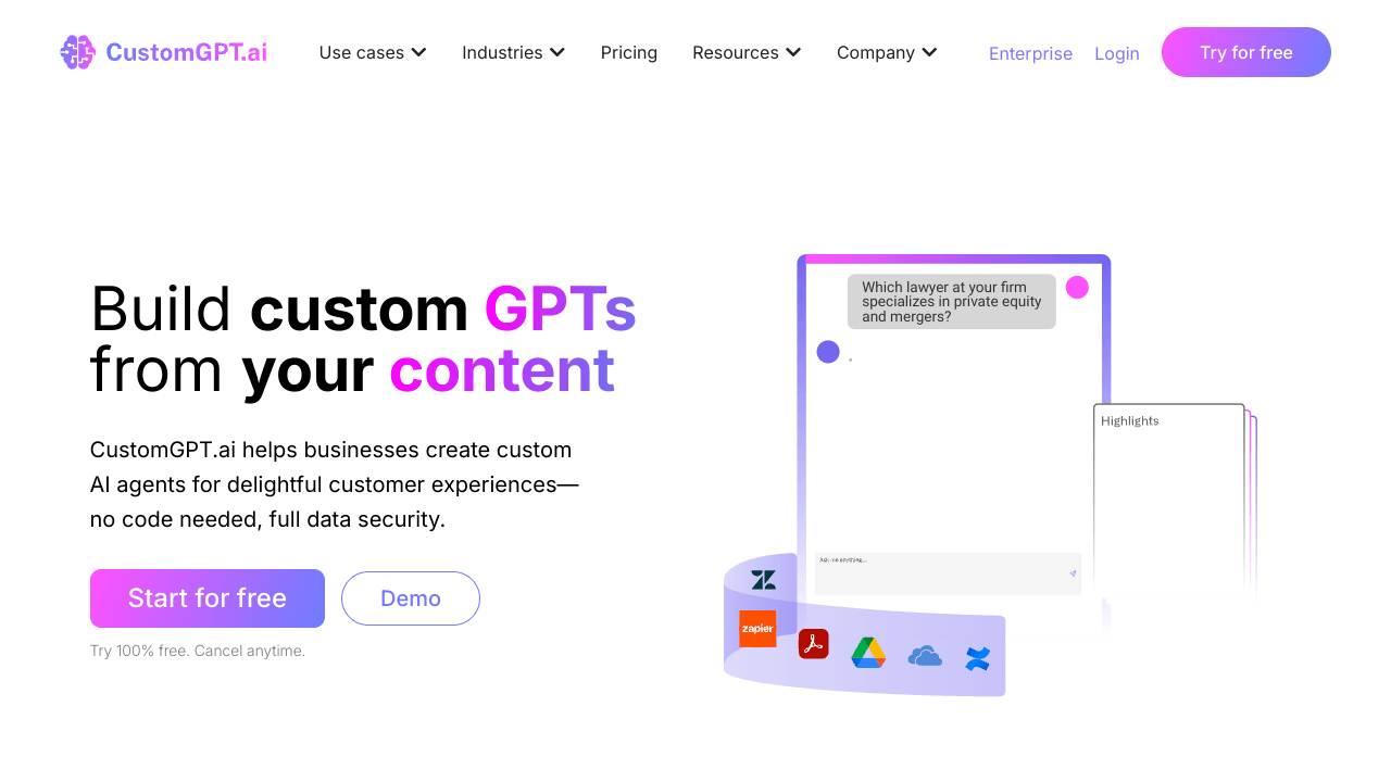 CustomGPT.ai Researcher