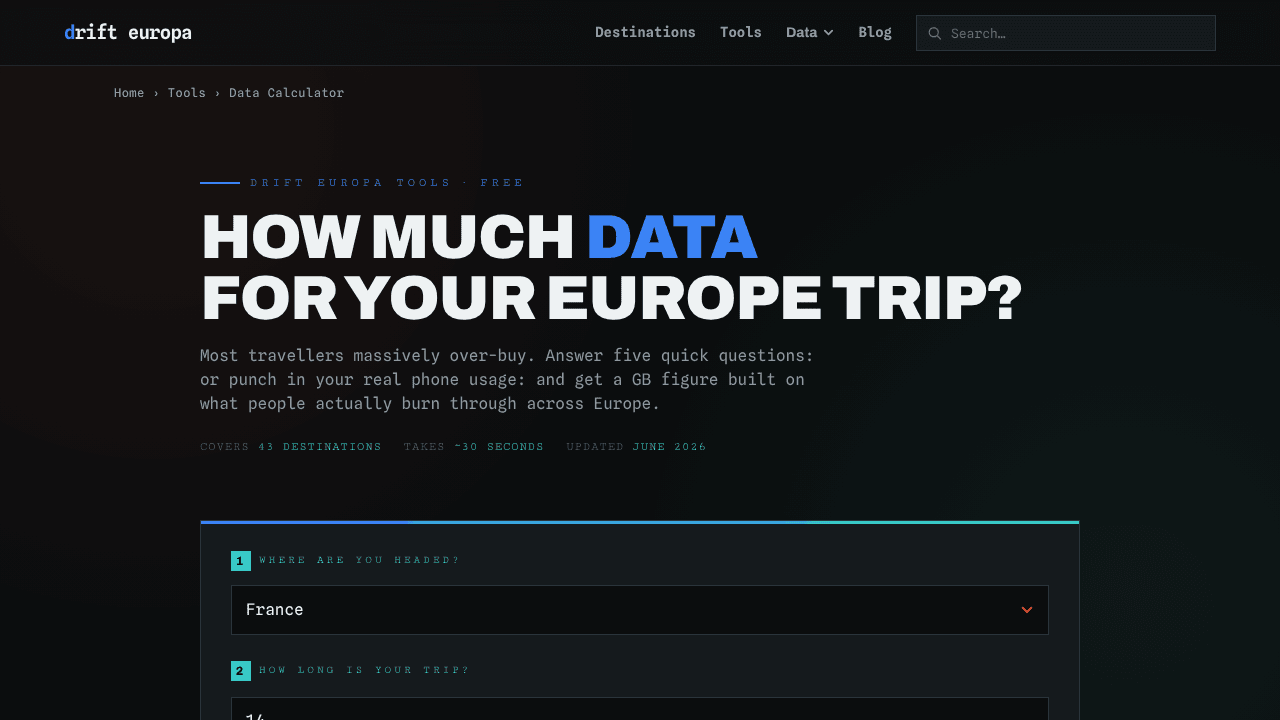 Data Calculator
