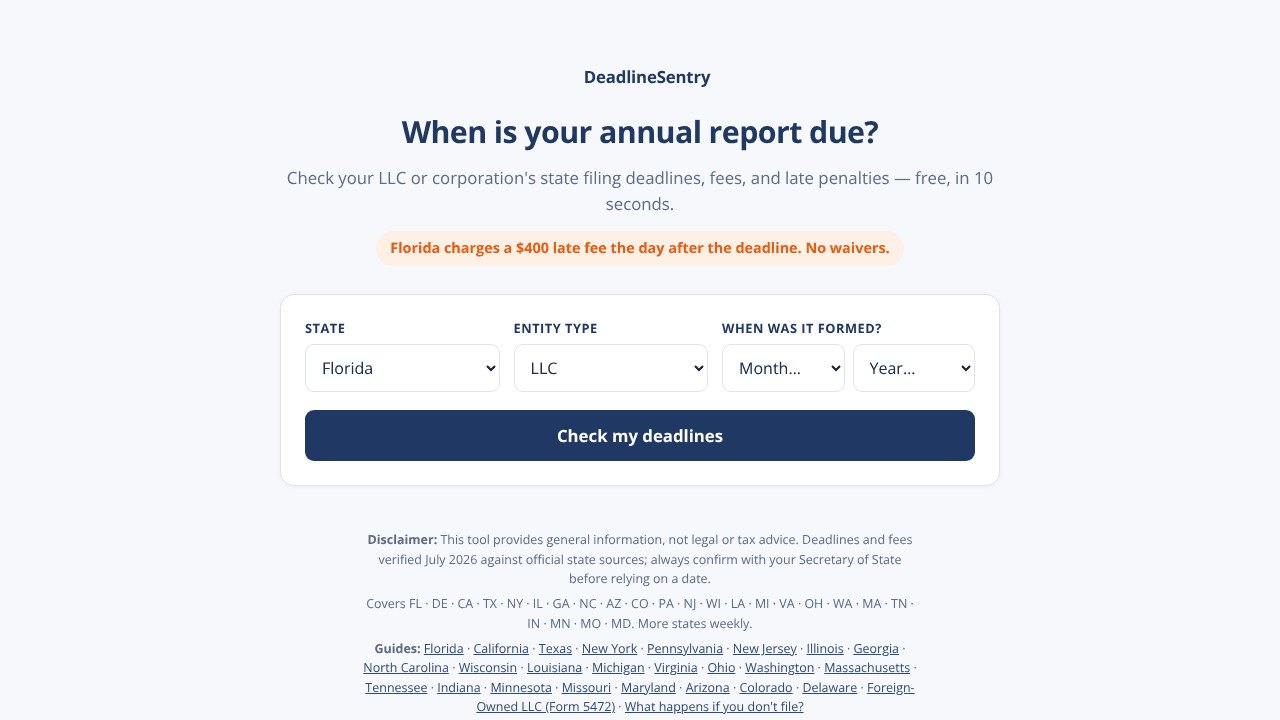 DeadlineSentry