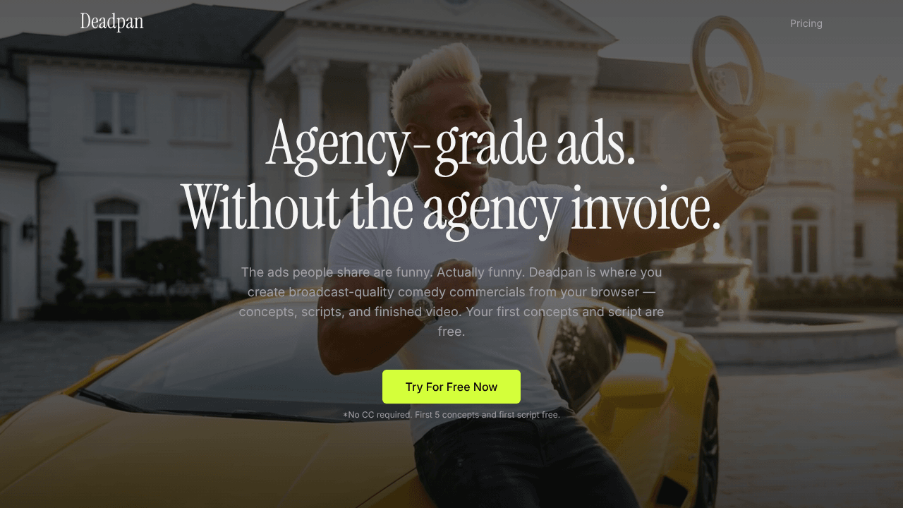 Deadpan Ads