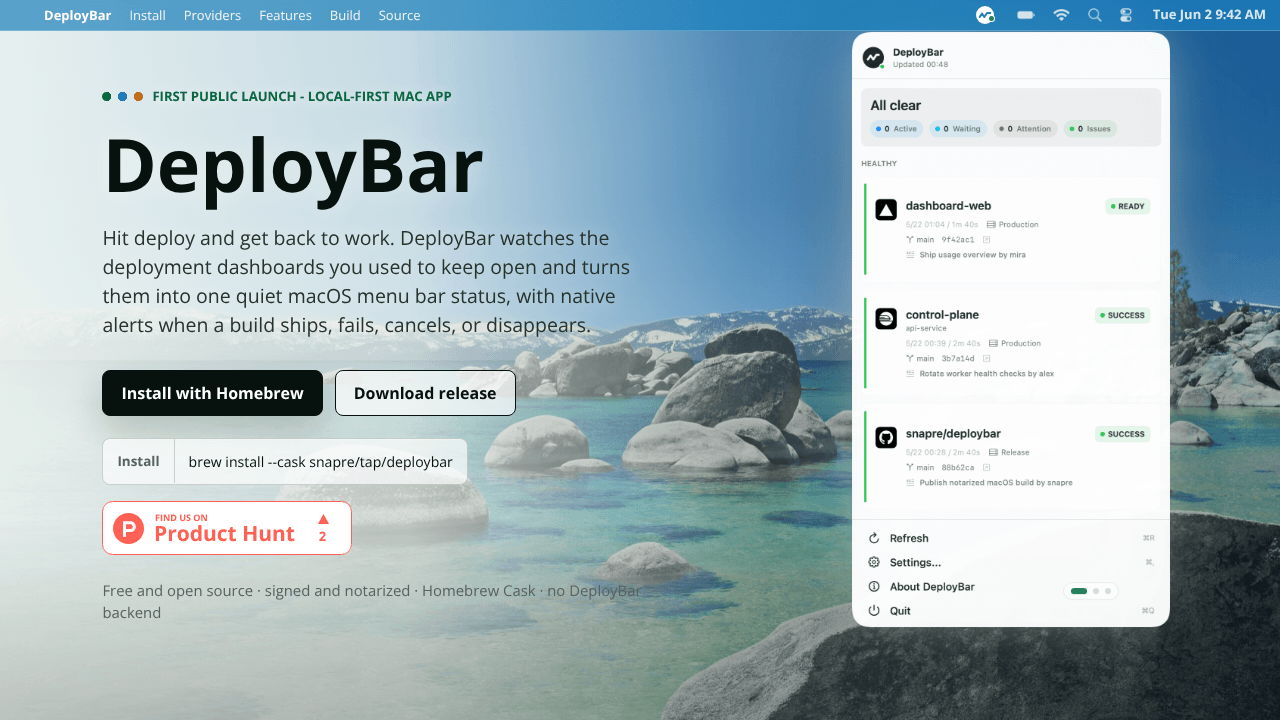 DeployBar