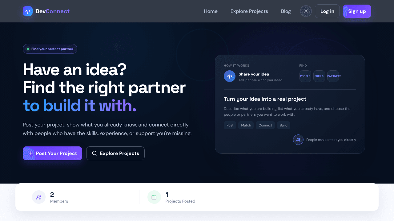 DevConnect — Build together