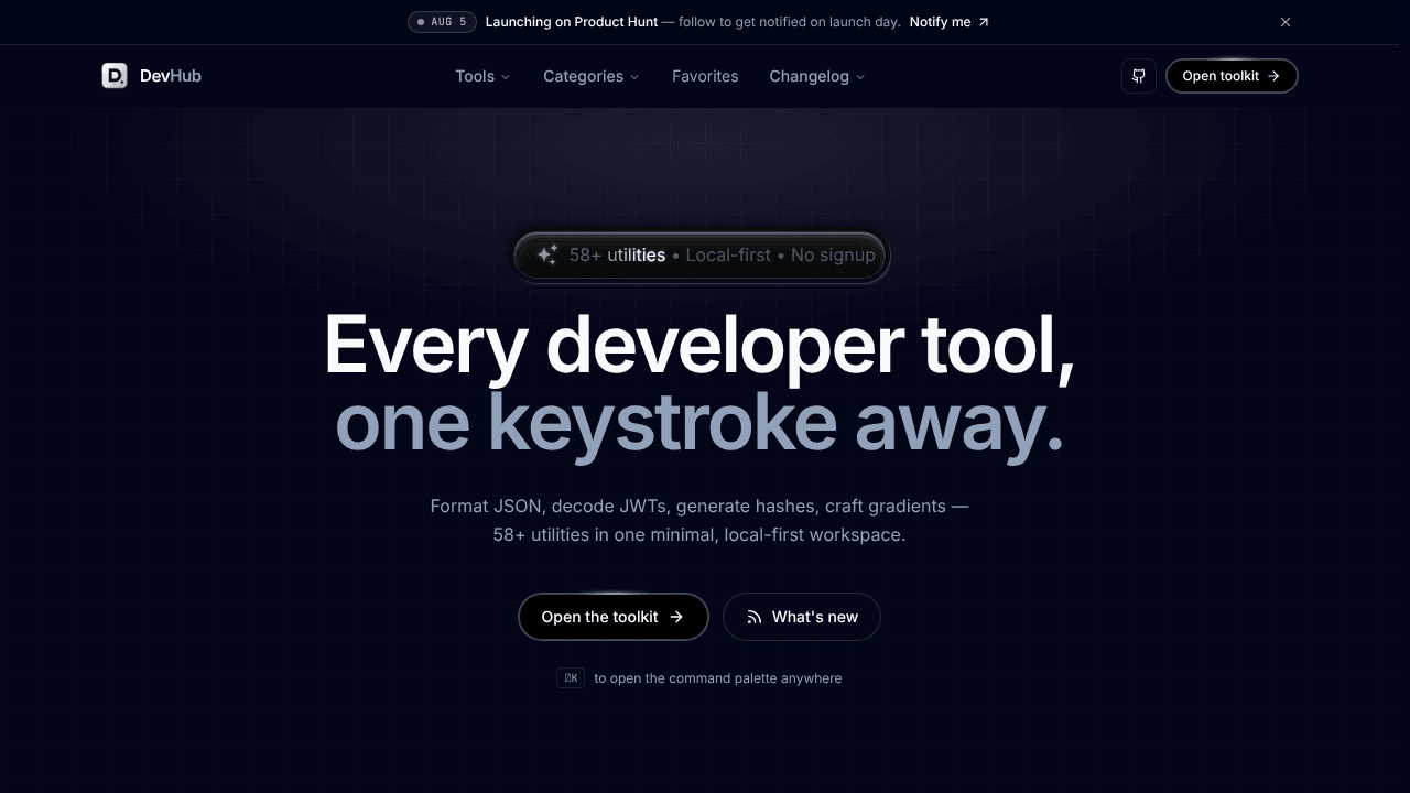 DevHub Toolkit