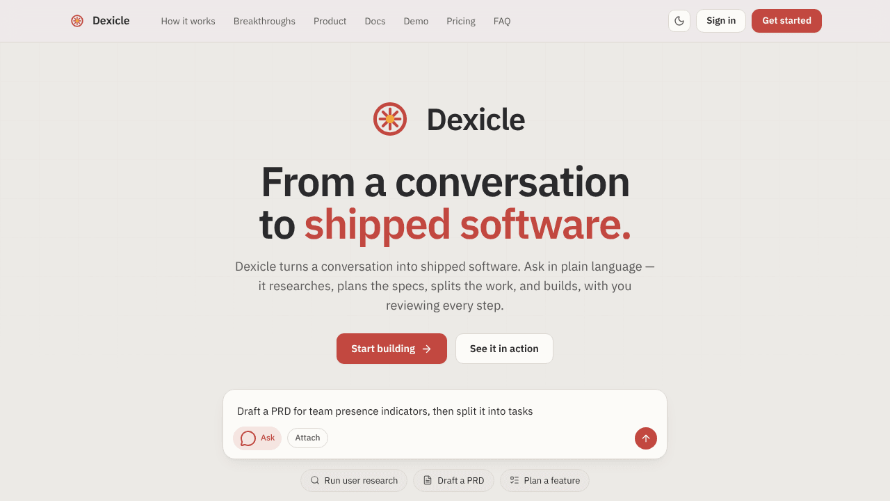 Dexicle