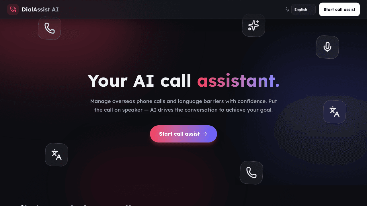 DialAssist AI