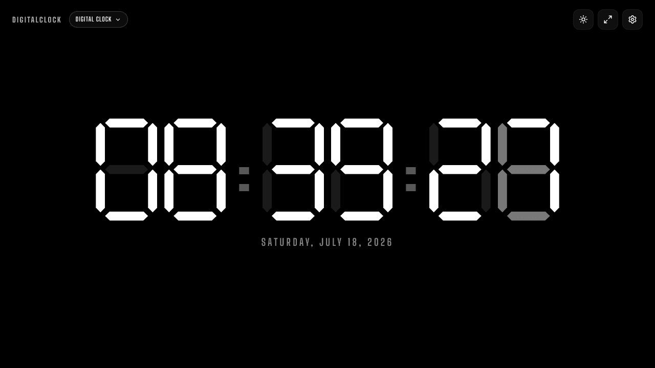 Digital Clock Online