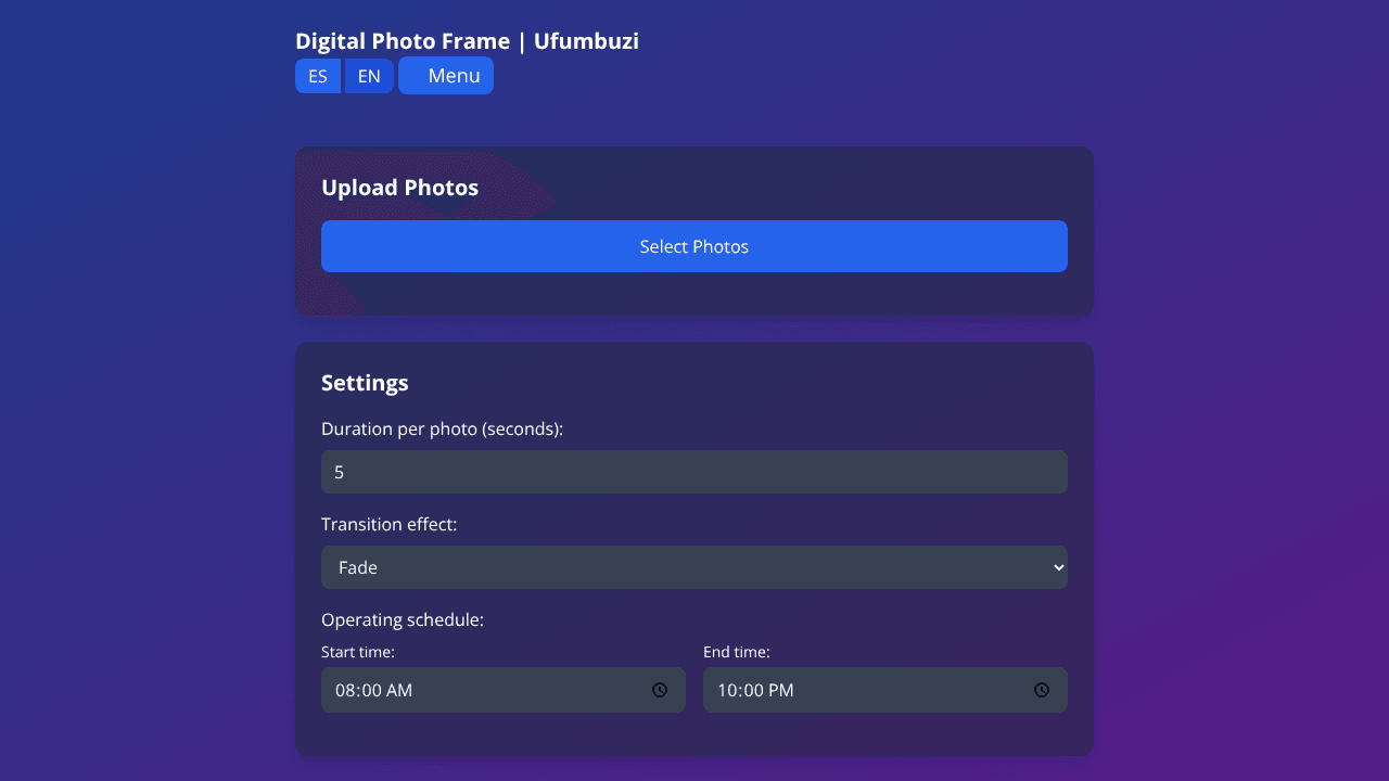 Digital Photo Frame | Ufumbuzi