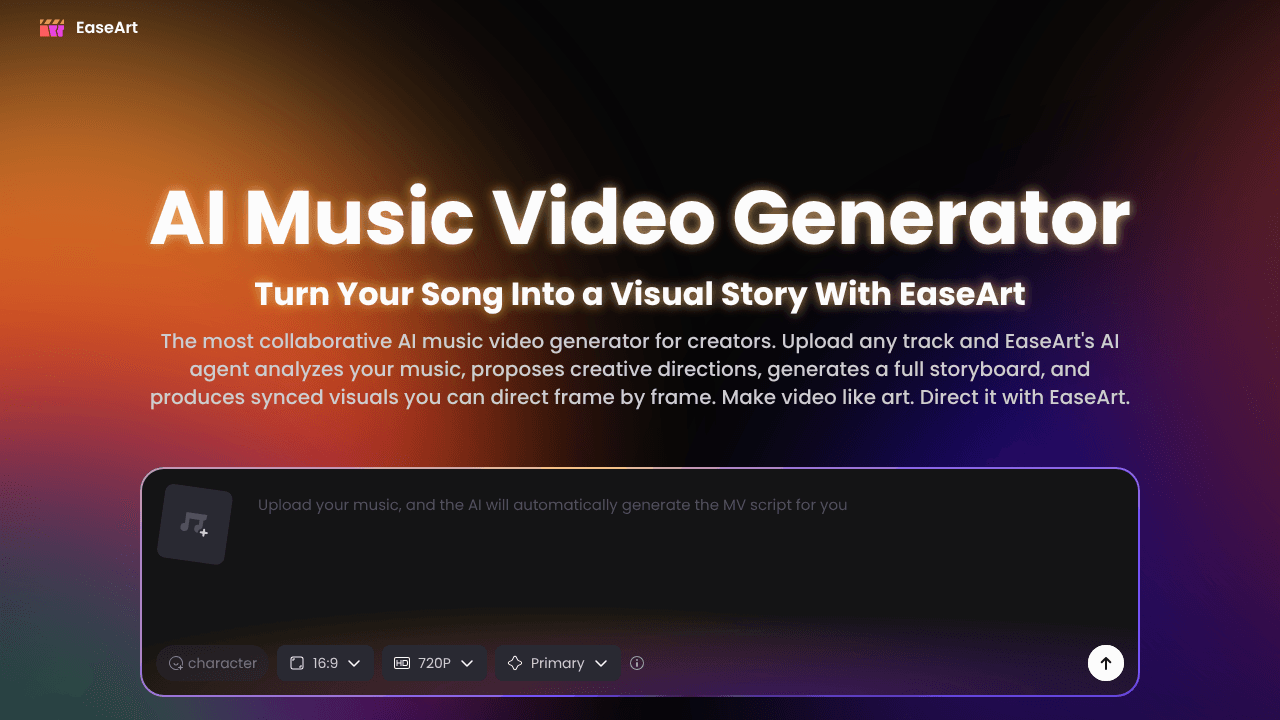 EaseArt: AI-powered MV generator agent.