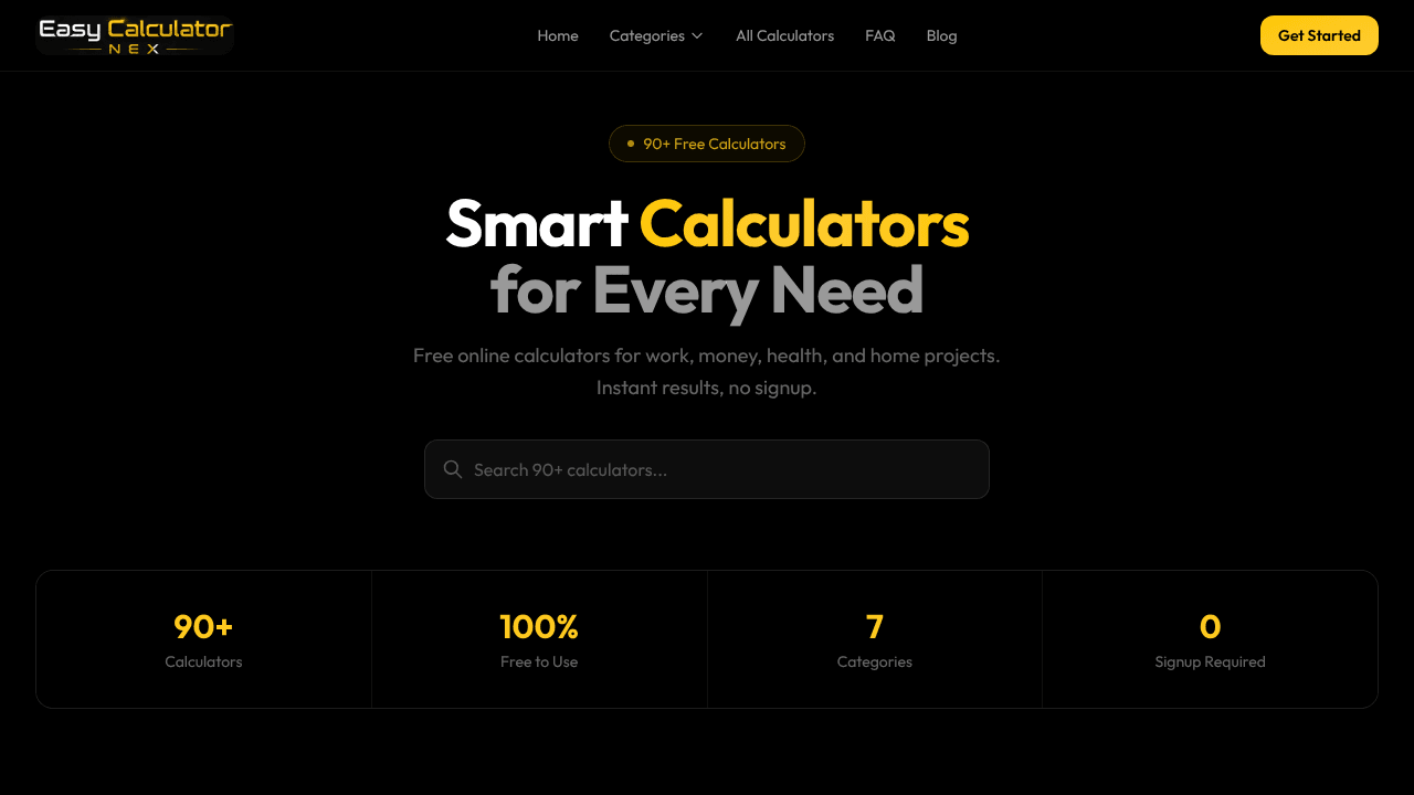 Easy Calculator Nex