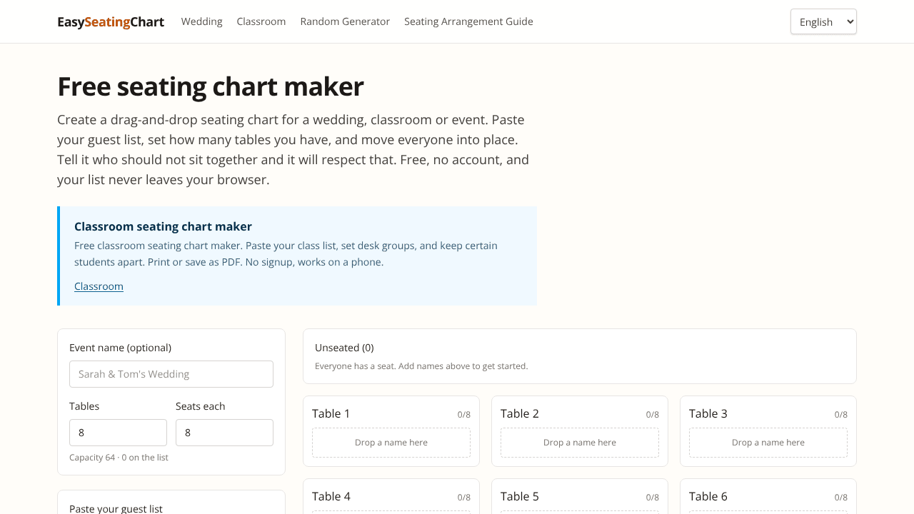 EasySeatingChart