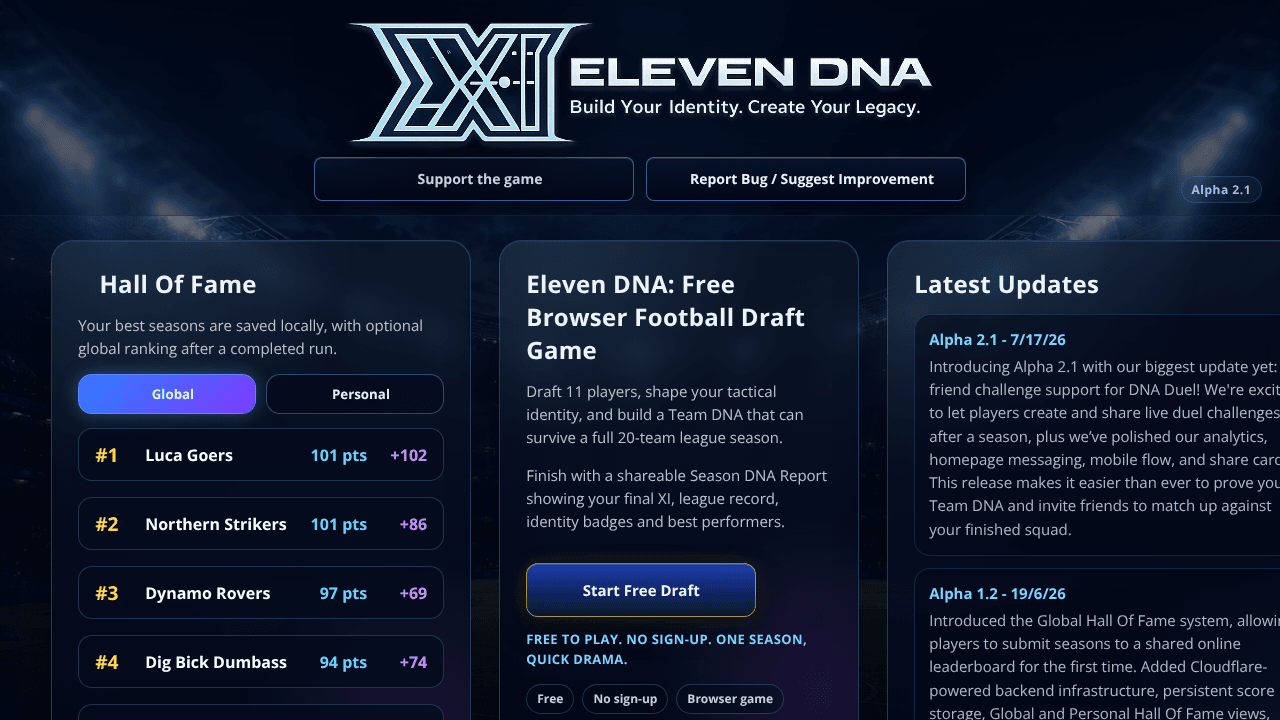 Eleven DNA