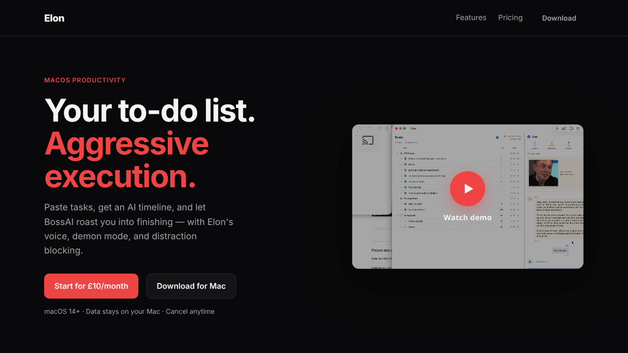 Elon - AI Boss To Do List