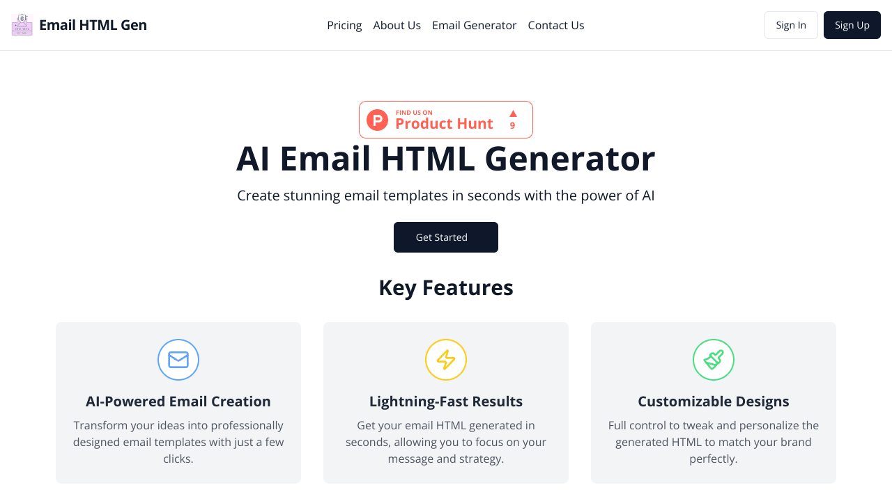 Email HTML Gen